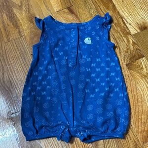 Carhartt Blue Baby Romper